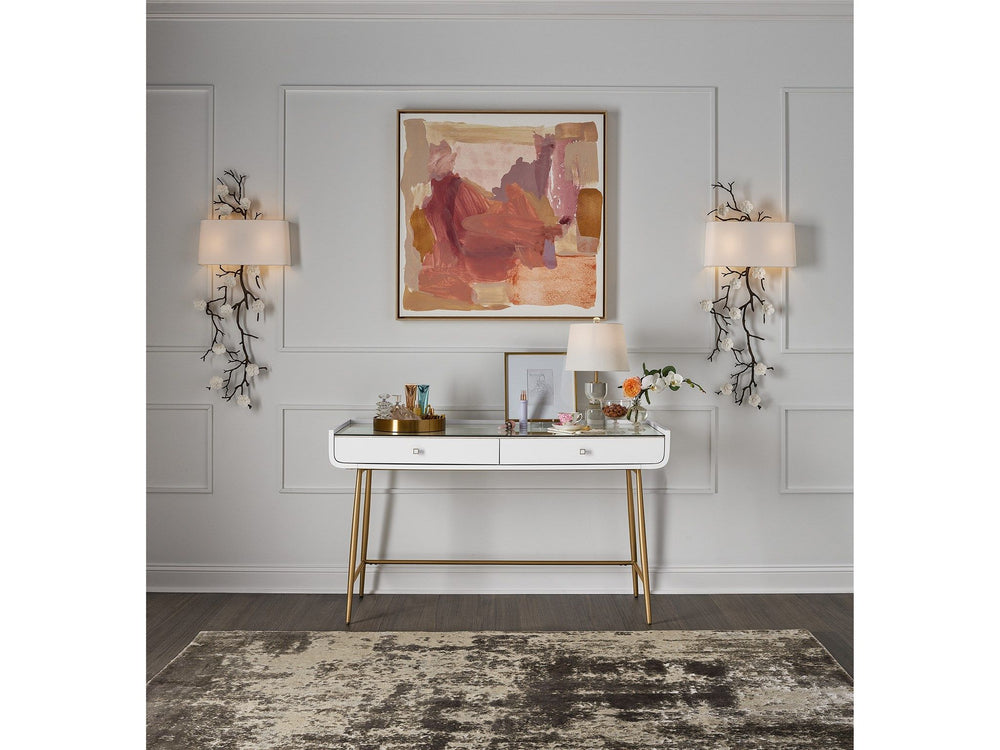 Love. Joy. Bliss.-Miranda Kerr Home - Allure Vanity Desk - White