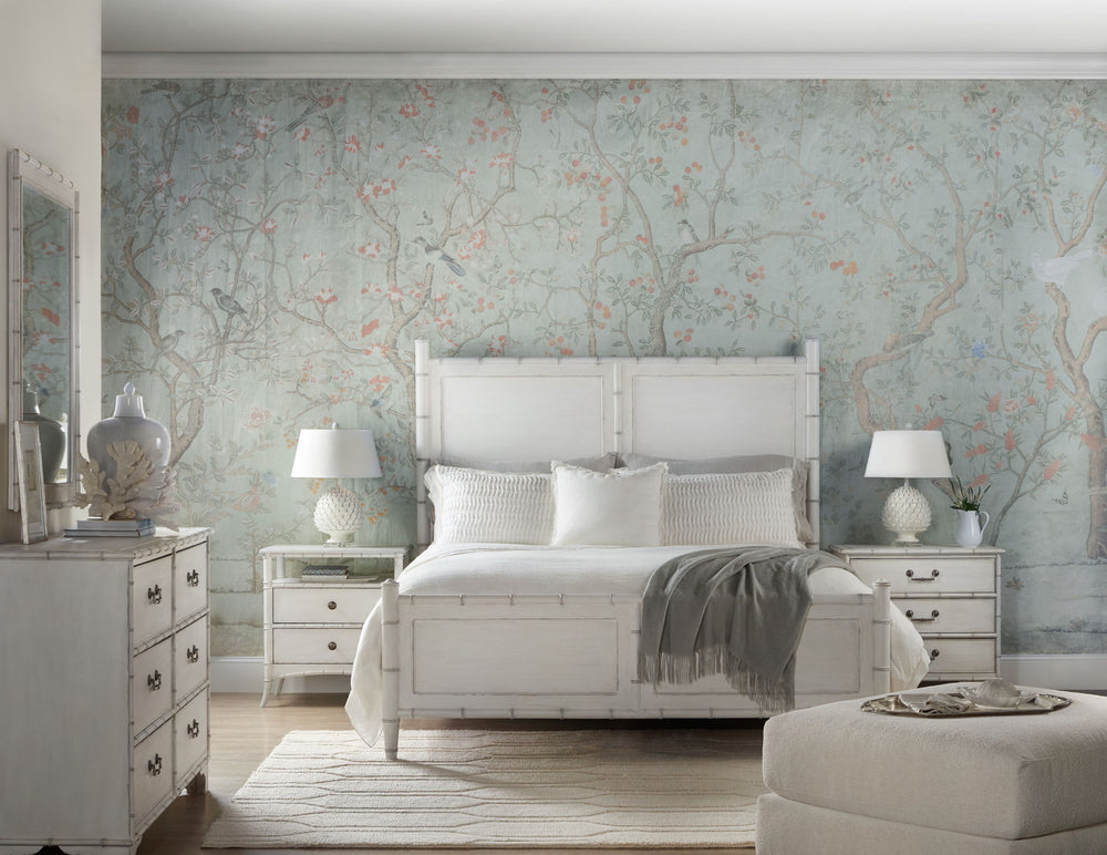 Charleston - King Panel Bed - White