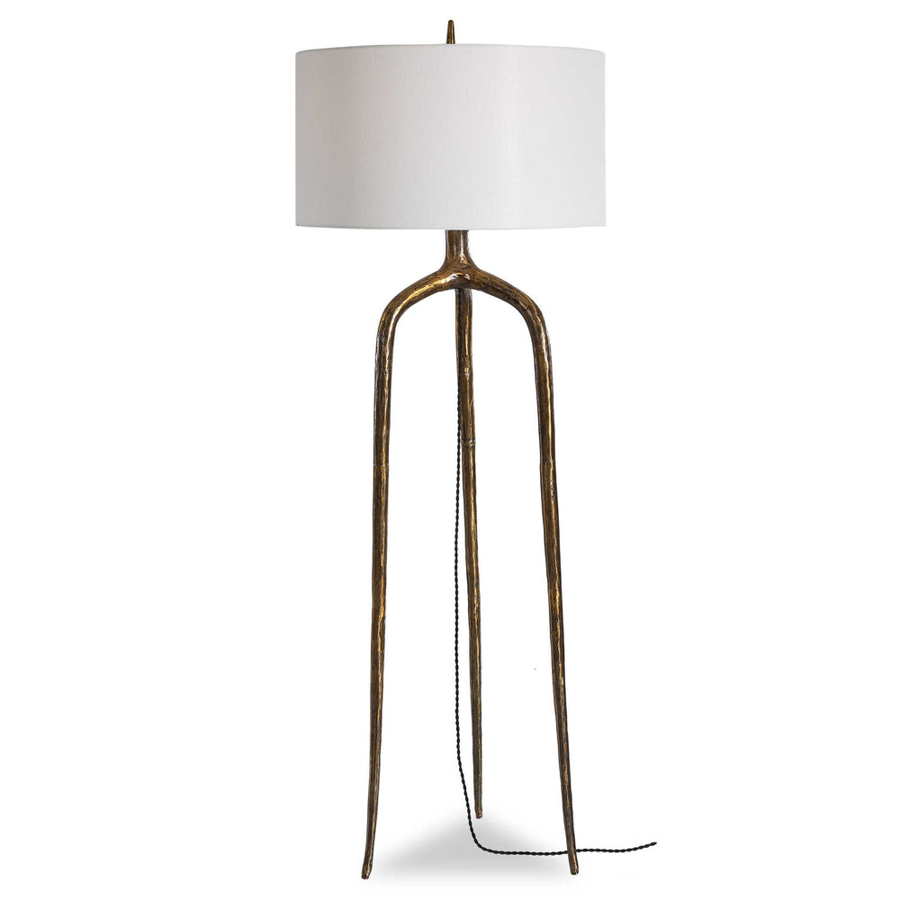 Wish Bone - Floor Lamp - Gold