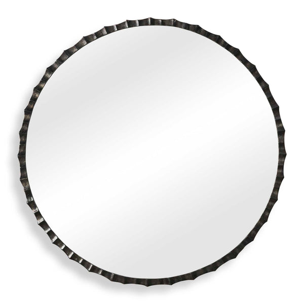 Grander - Round Mirror - Black / Gray