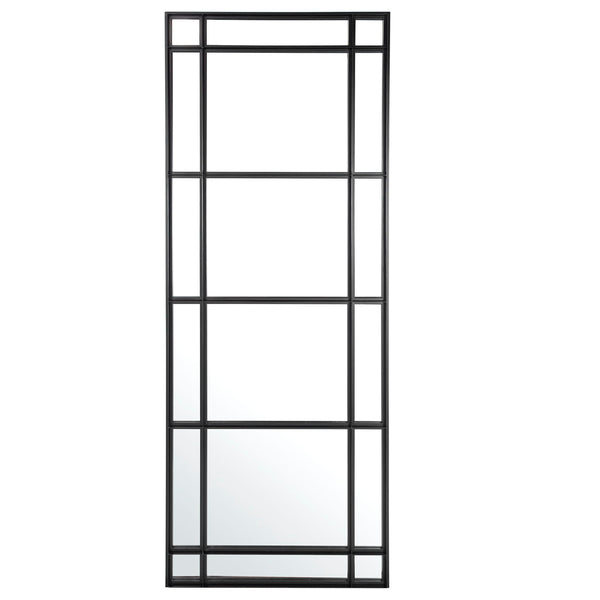 Atticus - Large Rectangular Mirror - Black