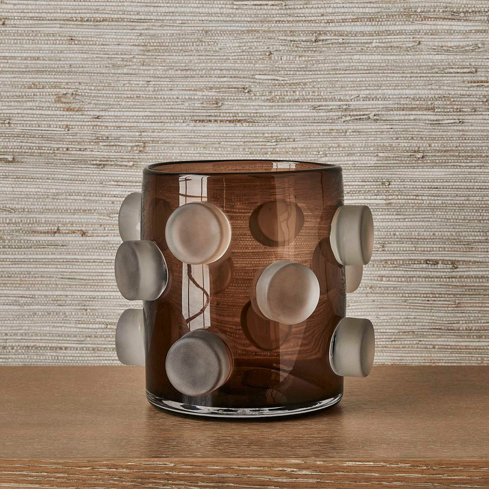 Feeling Pucky - Wide Vase/Chiller - Light Brown