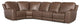 Dark Brown / 5 Pc. Power Reclining Sectional