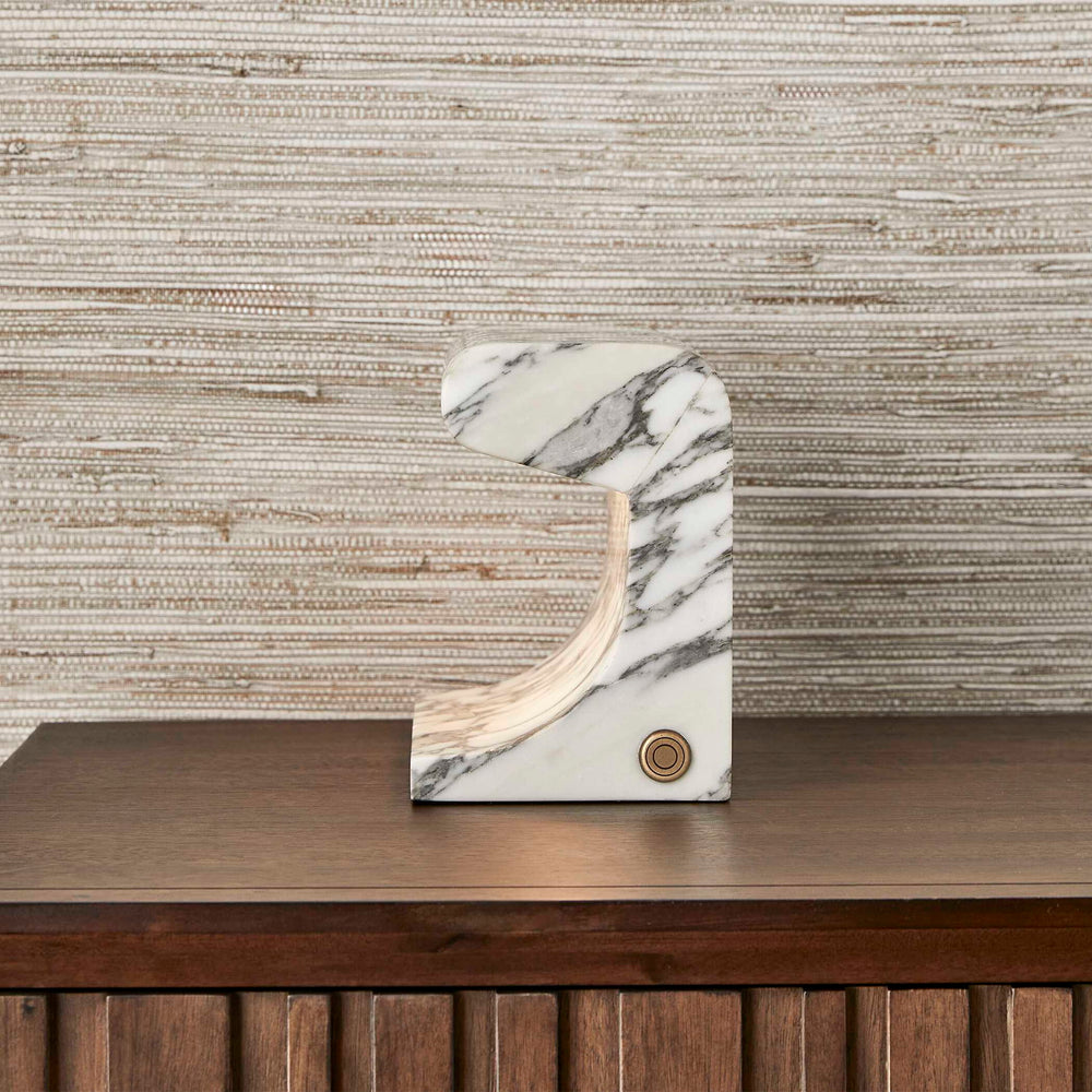 Carved Beam - Rechargeable Marble Mini Lamp