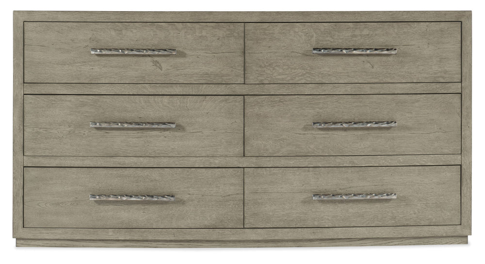 Linville Falls - Chimney Gap 6-Drawer Dresser - Gray