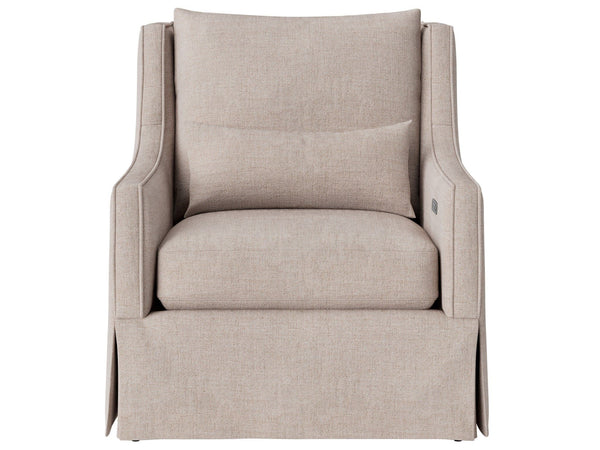 Hudson - Skirted Petite Recliner, Special Order - Beige