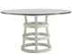 Pearl Silver / 54"W x 54"D x 30"H