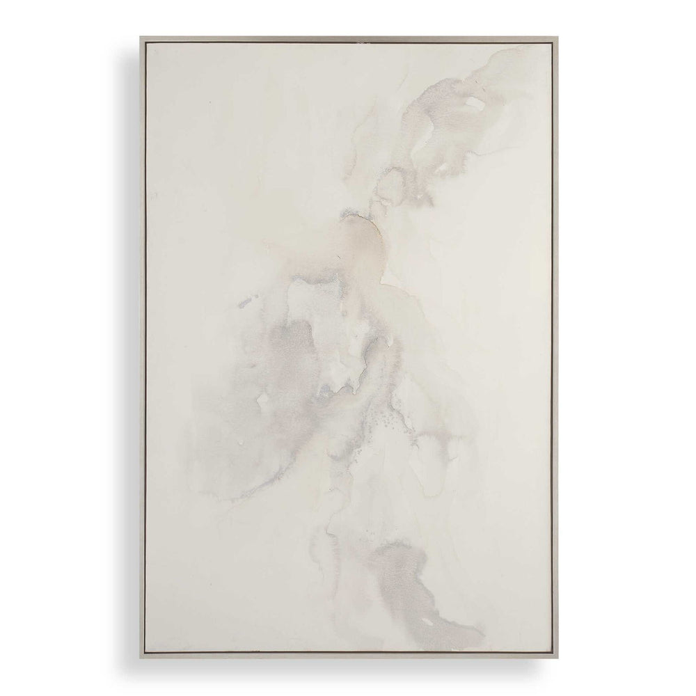 Evaporate - Abstract Art - Brown / Gray / Silver / Woodtone
