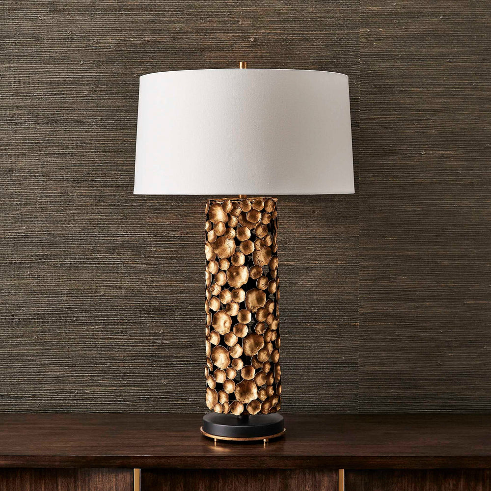 Gilded - Lotus Table Lamp - Gold