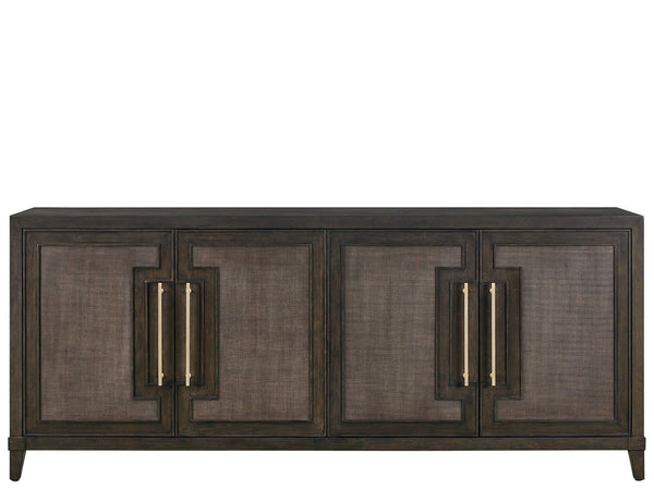 Fenwick - Embossed Credenza - Dark Brown