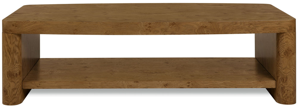 Melange - Romano Rectangle Cocktail Table - Dark Brown