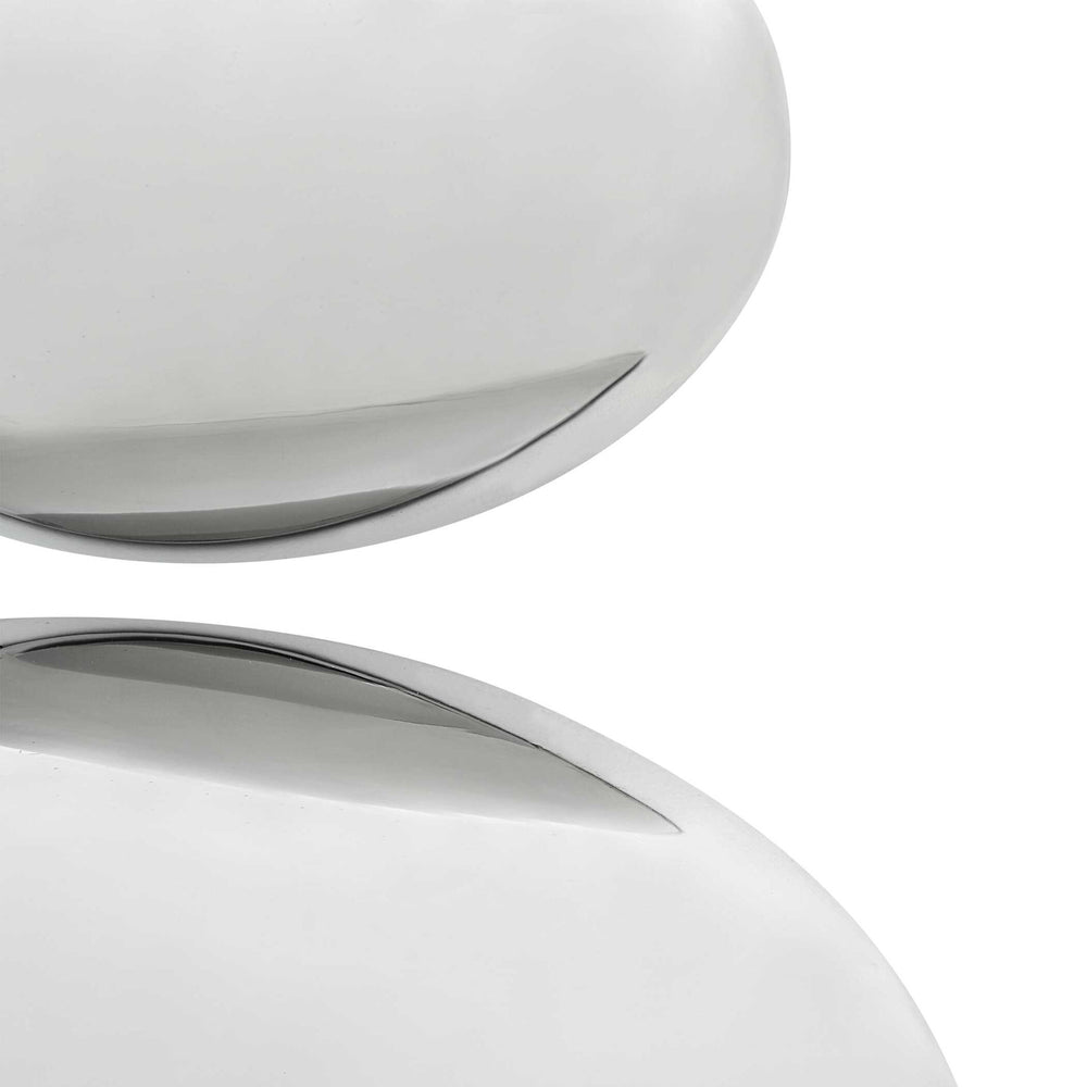 Dew - Metal Wall Decor (Set of 3) - Pearl Silver