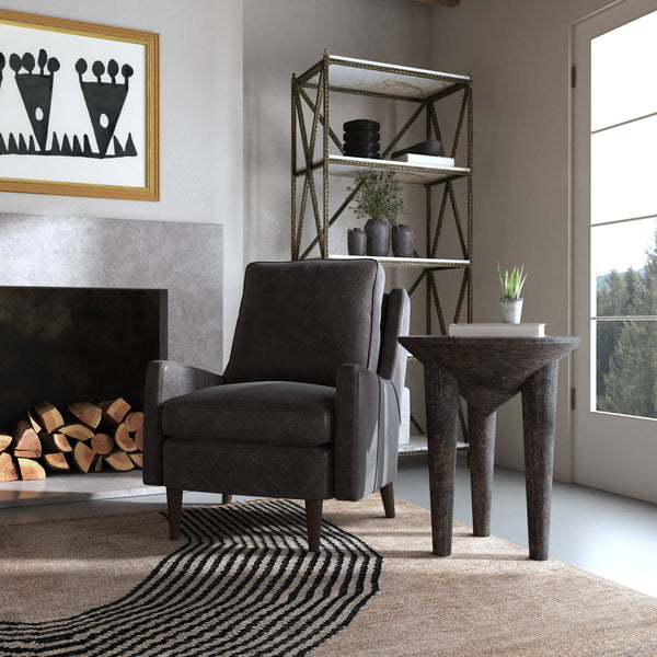 Commerce And Market - Pyramid Side Table - Dark Gray