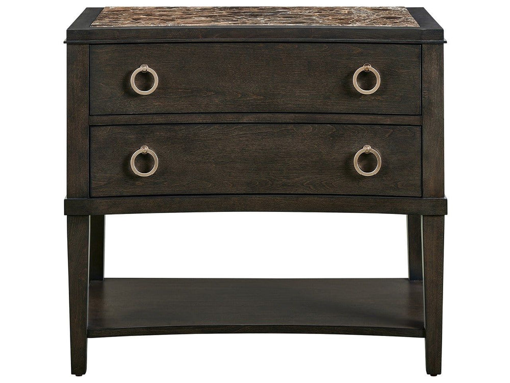 Fenwick - Emperador Nightstand - Dark Brown