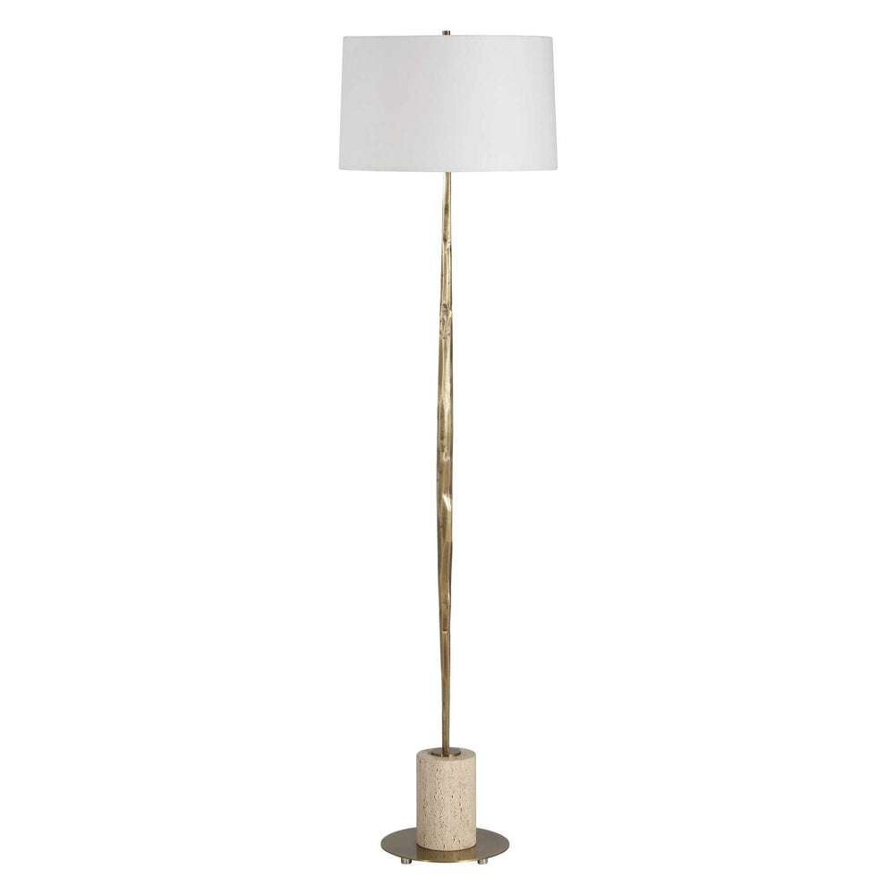 Halen - Brass Floor Lamp - Brass,Gold