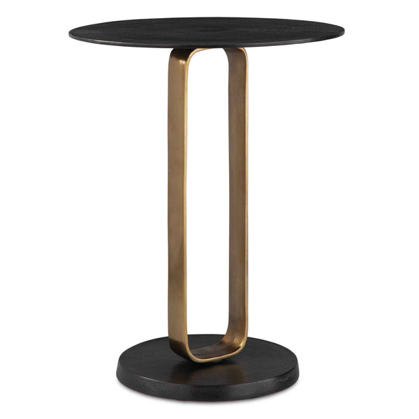 Aperture - Accent Table - Brass
