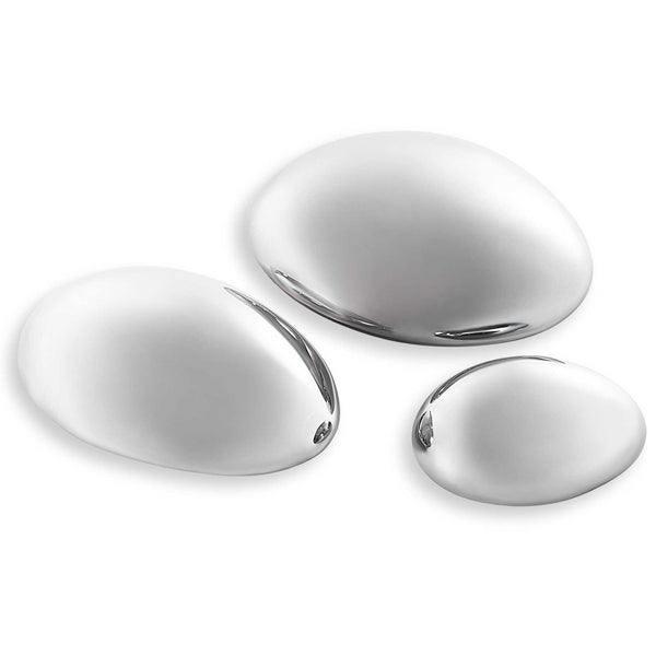Mirror Cabochons (Set of 3) - Silver