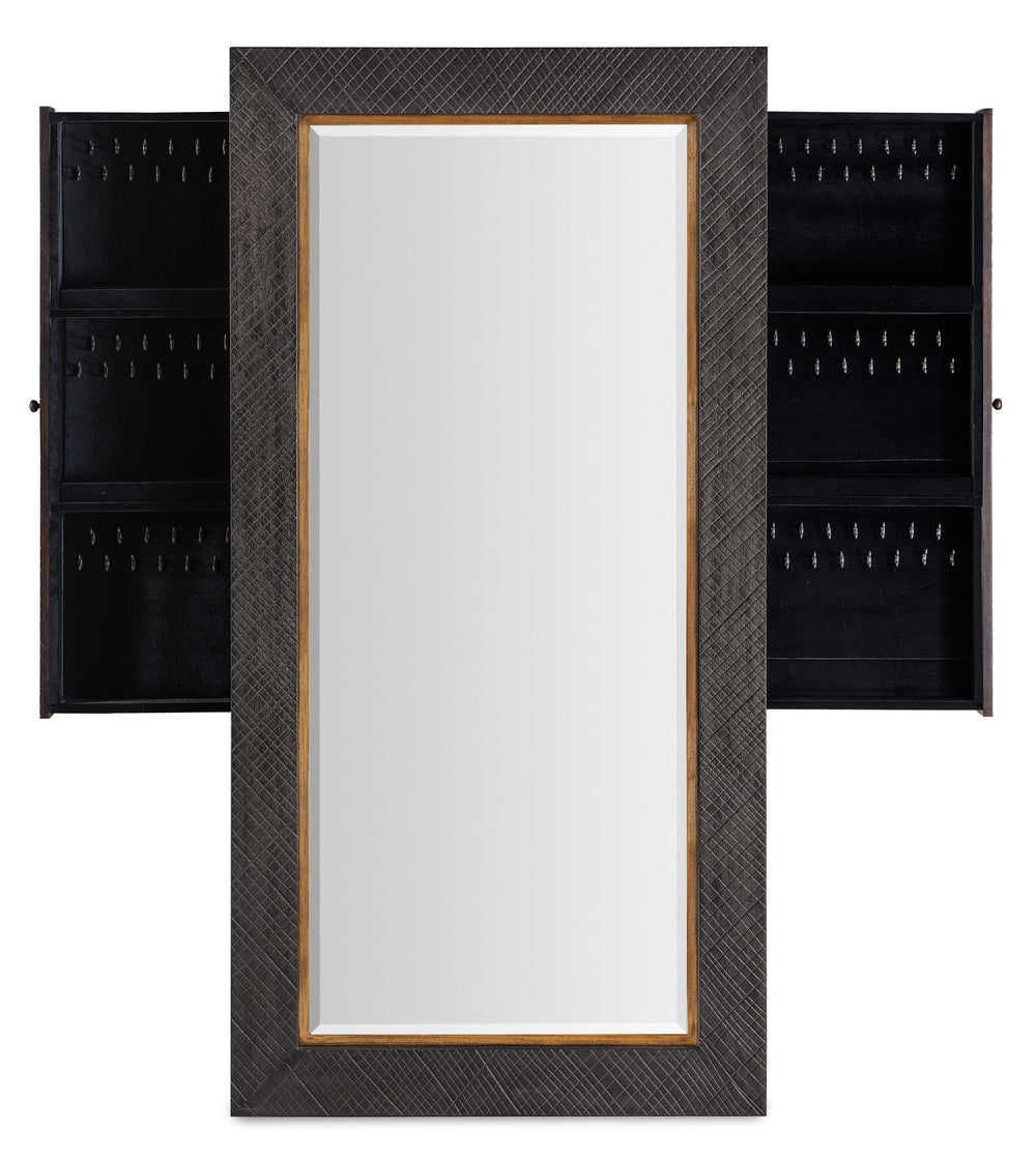 Big Sky - Floor Mirror With Jewelry Storage - Dark Gray