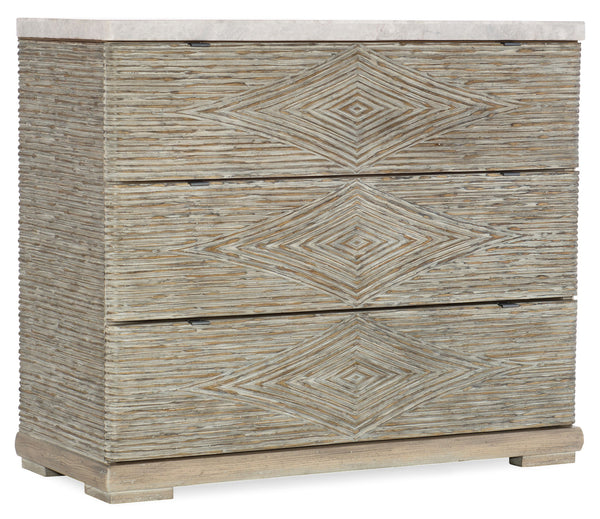 Amani - Three-Drawer Accent Chest - Gray