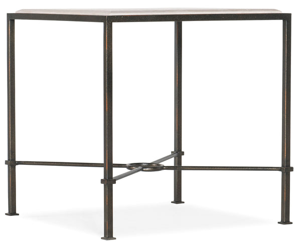 Melange - End Table - White