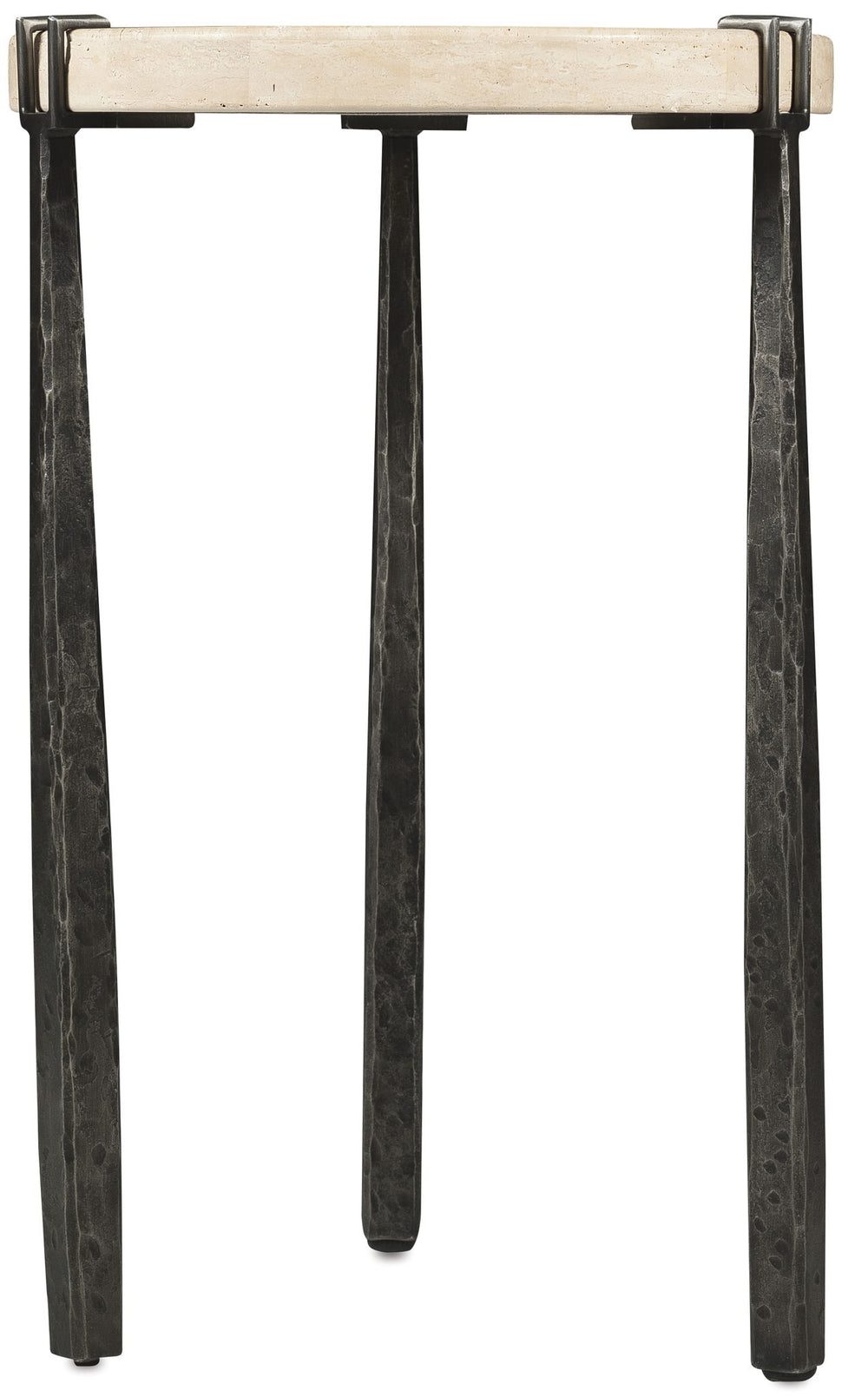 Driftwood - Metal Spot Table - Beige / Gray