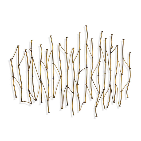 Nature's Rhythm - Metal Wall Decor - Gold