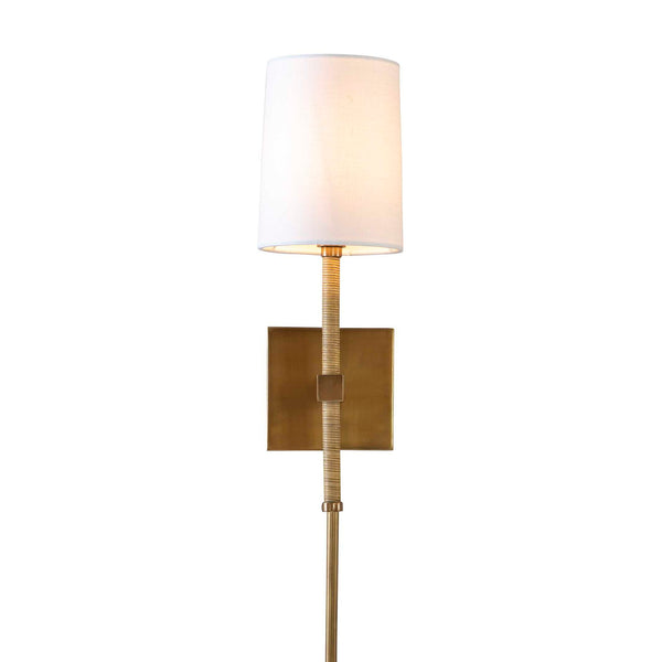 Wrap It Up - 1 Light Sconce - Brass