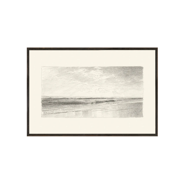 Richards – Folio, Graphite Seascape III – 1870