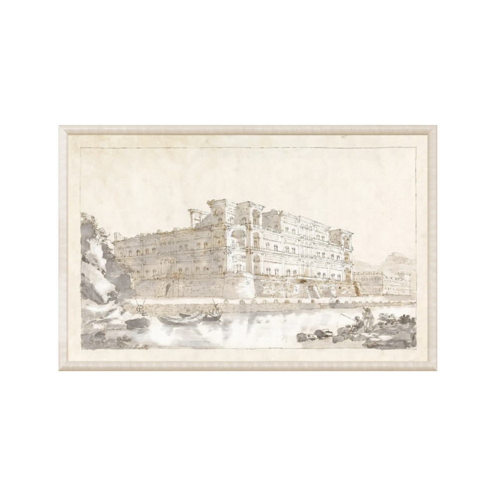 The Palace Of Donn Anna At Naples