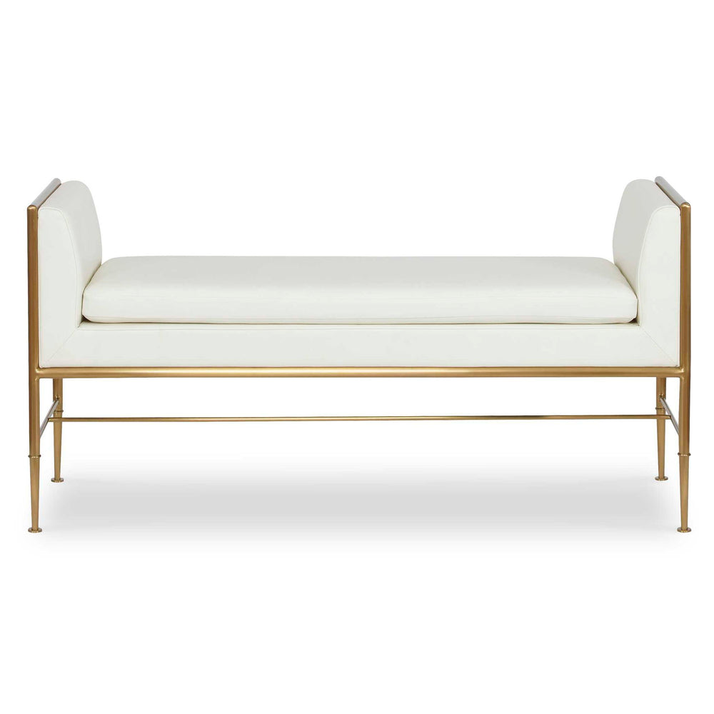 Fretwork - Bench - Brass / White