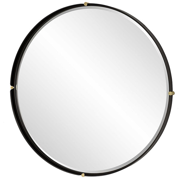 Bonded - Round Mirror - Black