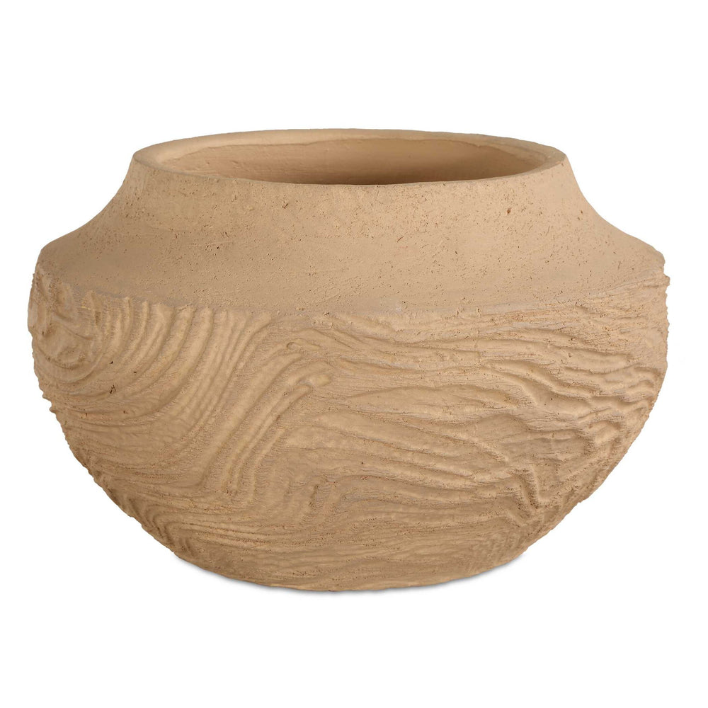 Sandstone Flow - Terracotta Vase