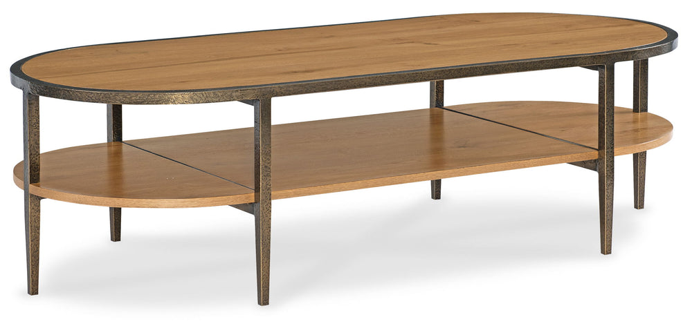 Cashiers - Oval Cocktail Table - Almond