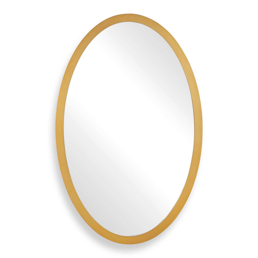 Elstree - Oval Mirror - Antique Brass