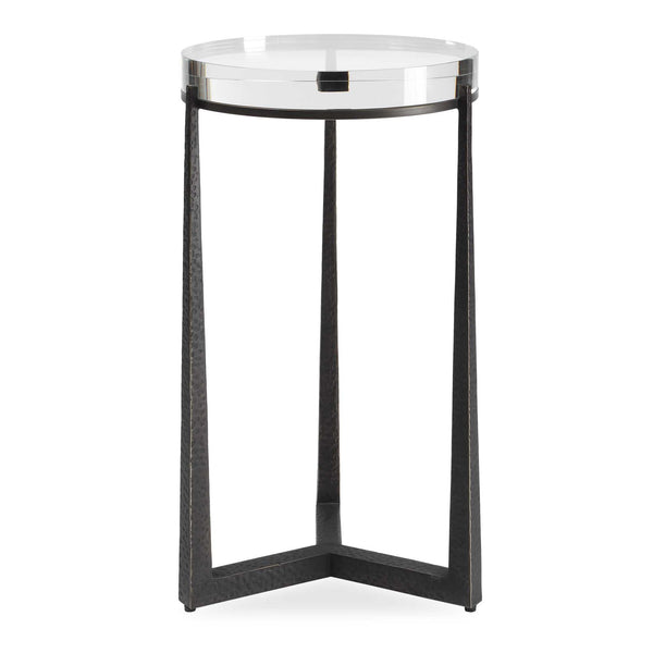 Midas - Round Accent Table - Dark Bronze