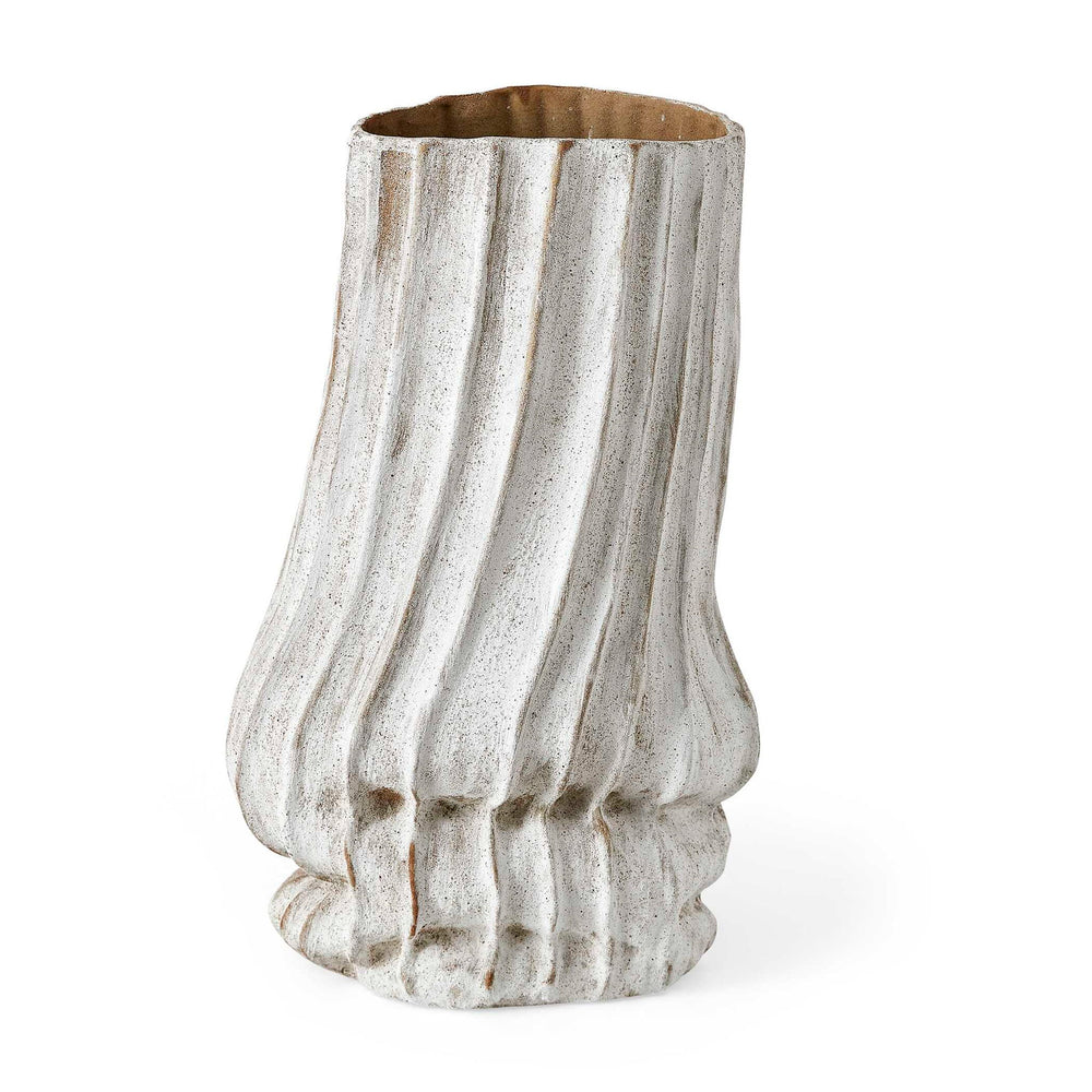 Puddle - Vase - Brown / White