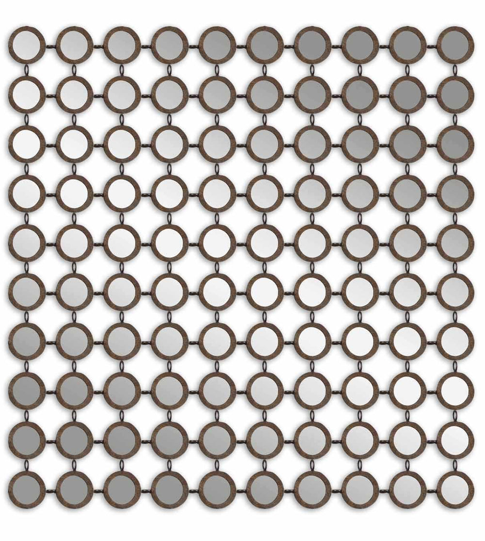 Dinuba - Mirror - Antique Silver Champagne