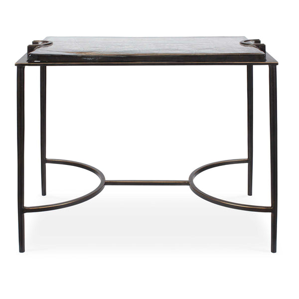 Eisen - Textured Glass Accent Table - Bronze