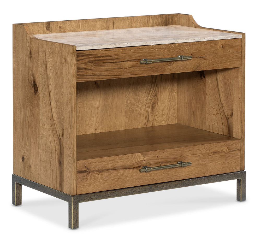Cashiers - Open Nightstand - Almond