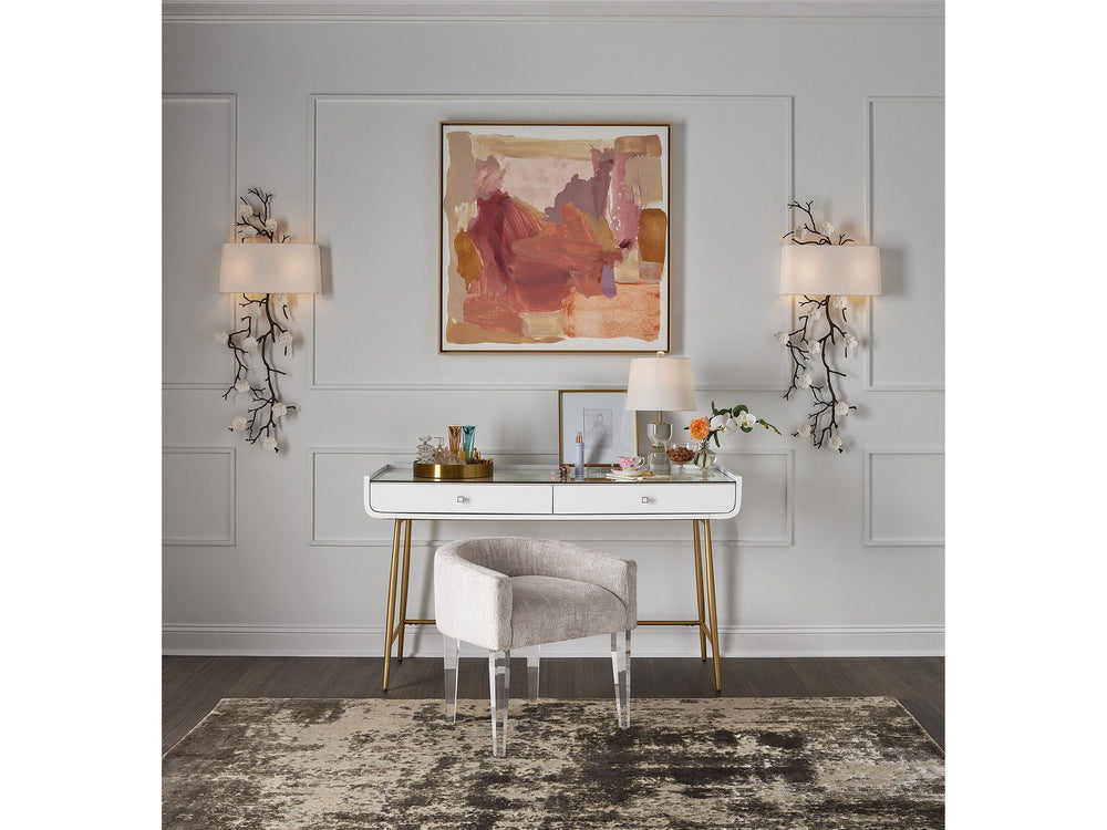 Love. Joy. Bliss.-Miranda Kerr Home - Love Joy Bliss Vanity Chair - Beige