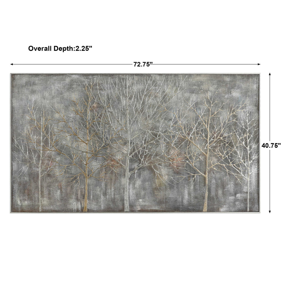 Parkview - Landscape Art - Pearl Silver