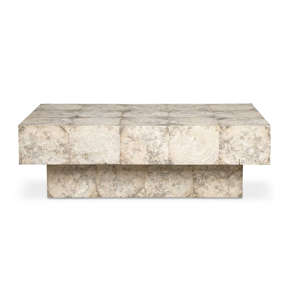 Kotoa - Bleached Coffee Table - White,Woodtone