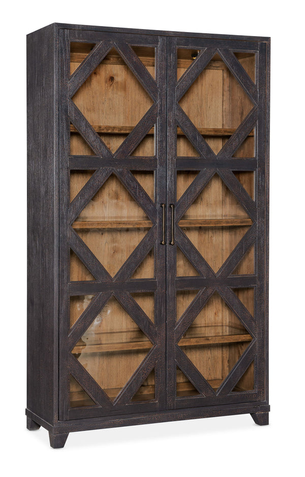 Big Sky - Display Cabinet - Black / Light Brown