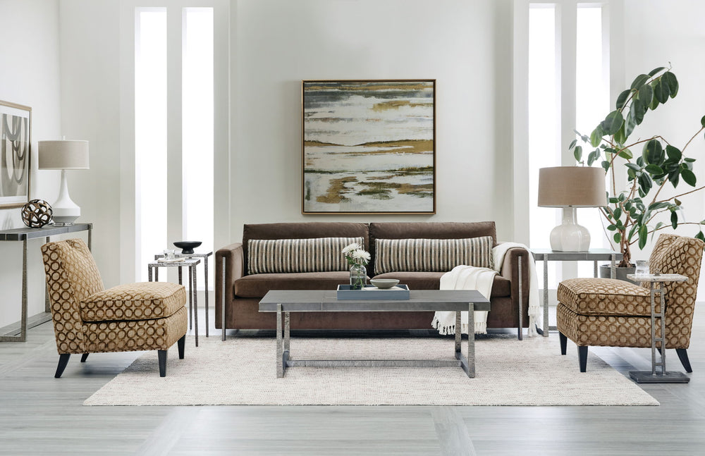 Chapman - Drink Table - Pearl Silver