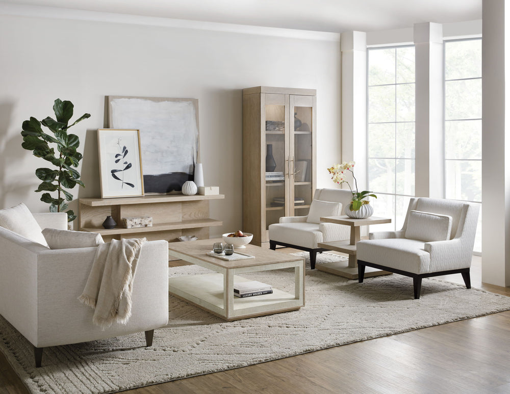 Cascade - 3-Shelve End Table - Light Brown