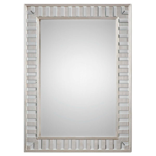 Lanester - Leaf Mirror - Silver