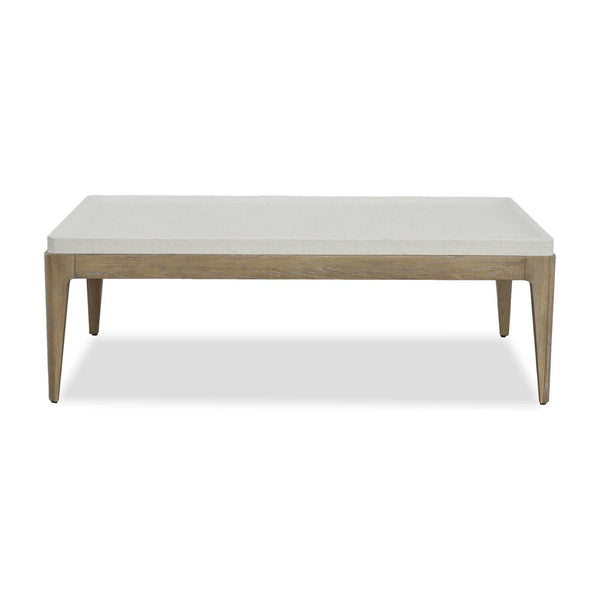 Linen Coffee Table - White