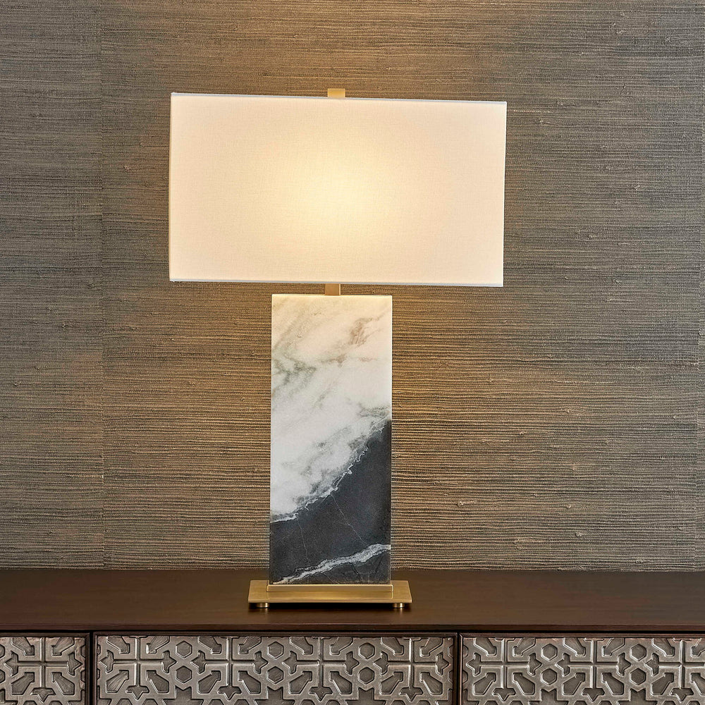 Panda - Table Lamp - Black / Brass / White
