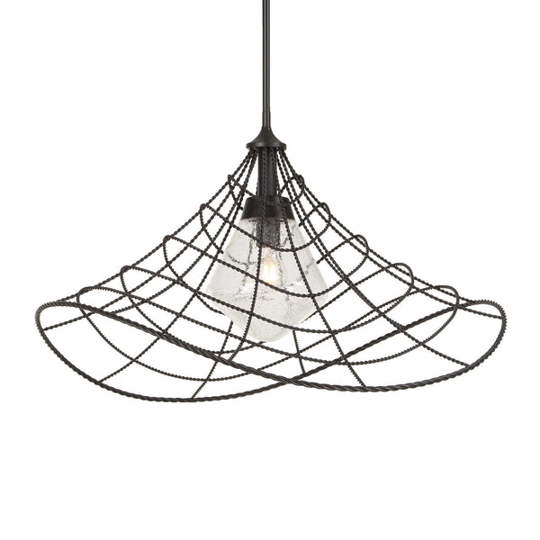 Whirlwind - 1 Light Indoor-Outdoor Pendant - Dark Bronze
