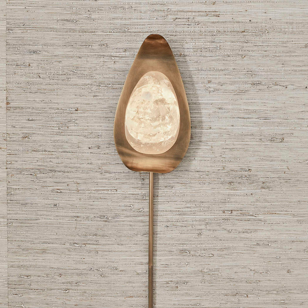 Broach - Sconce - Light Antique Brass
